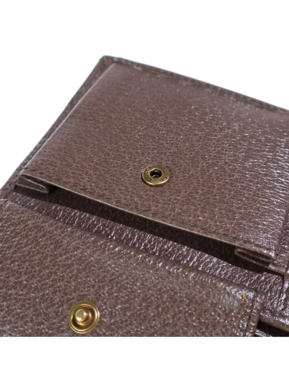 Gucci GG Supreme Ophidia Bifold Wallet Brown Beige